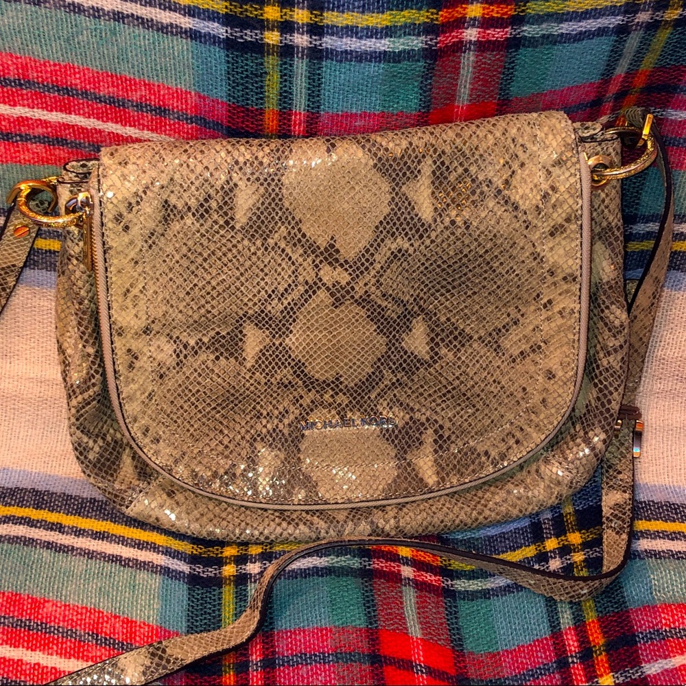 Michael Kors Snakeskin Crossbody Purse